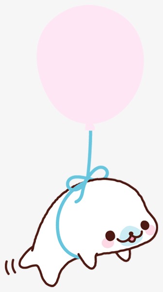 336x600 Pink Dolphin Balloon Cartoon, Dolphin, Pink, Balloon Png Image