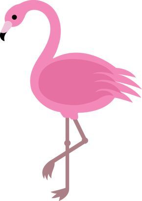 290x410 Elegant Pink Flamingo Clip Art