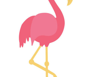 340x270 Watercolor Flamingo Clip Art