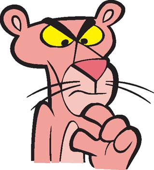319x350 Pink Panther 7 Free Vector 4vector