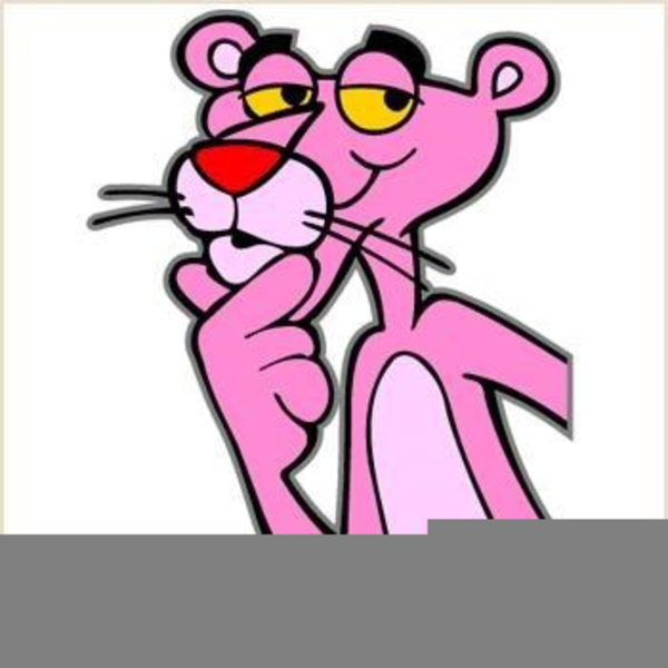 600x600 Pink Panther Cartoon Clipart Free Images