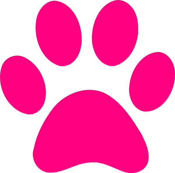 600x596 Pink Panther Pink Panther Paw Print Clip Art , For Grid Fi Al