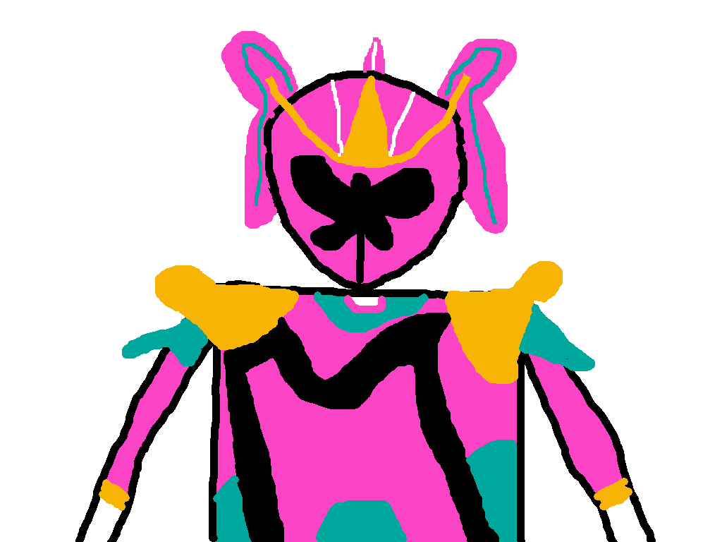 1024x768 Pink Mystic Force Ranger Battlizer By Pikachuxash Power Rangers