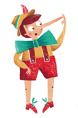 262x394 Pinocchio Clipart Honest Child Free Collection Download