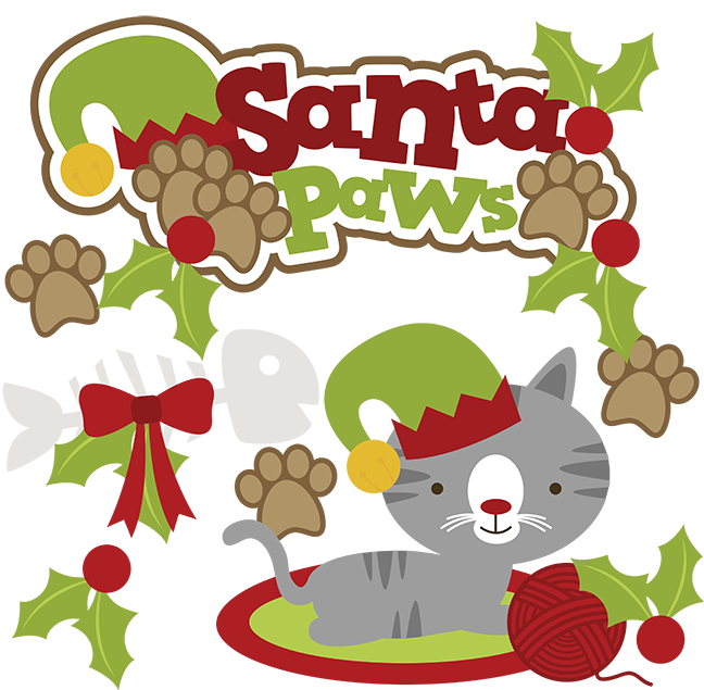 648x635 Christmas Cat Clipart Amp Look At Christmas Cat Clip Art Images