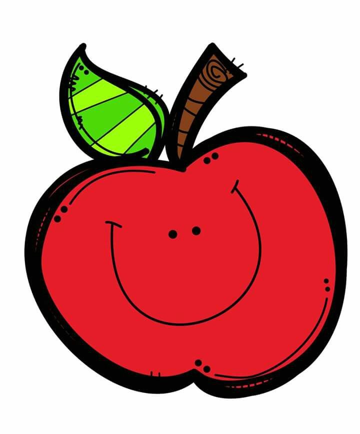 720x866 School Apple Clipart Manzana Melon Heads Clip Art Clip