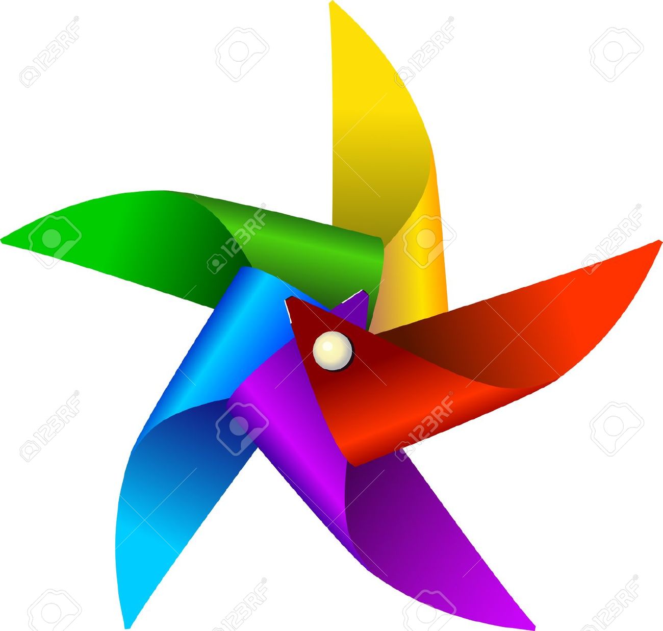 1300x1237 Windmill Clipart Colorful