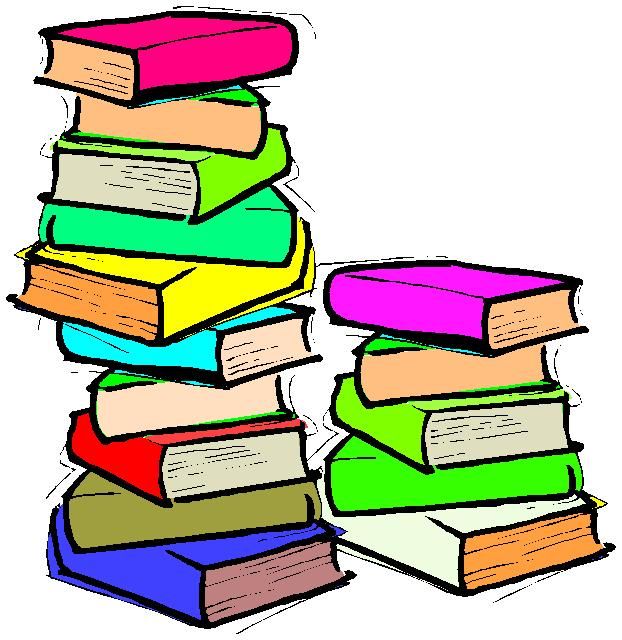 622x640 Tall Stack Of Books Clip Art