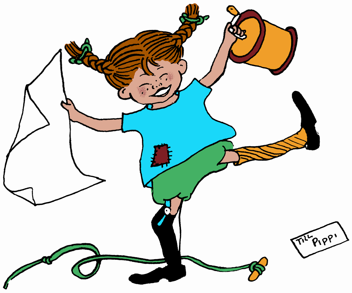 Pippi Longstocking Clipart