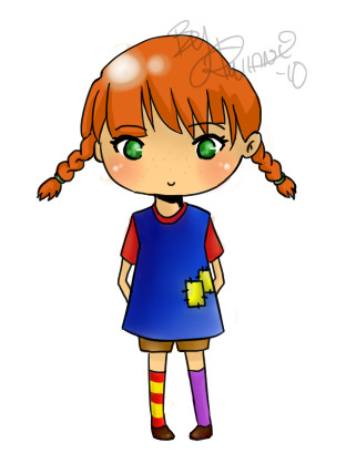 312x419 Pippi Longstocking By Tamamadesu