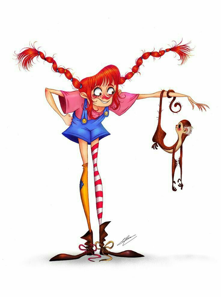 736x987 Pippi Longstocking By On @