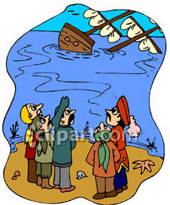 249x300 Pirates Watching Their Ship Sink