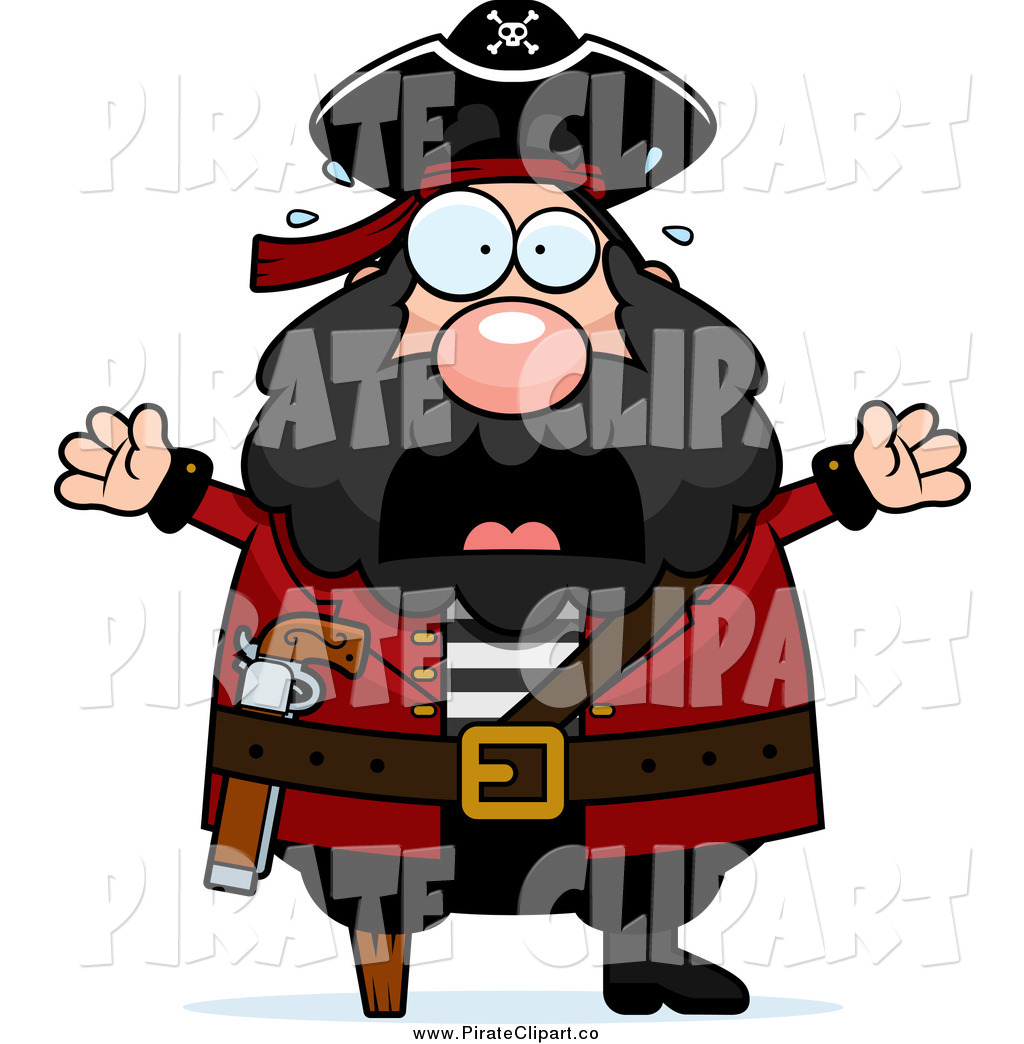 1024x1044 Clip Art Of A Scared Pirate Man With A Peg Leg By Cory Thoman