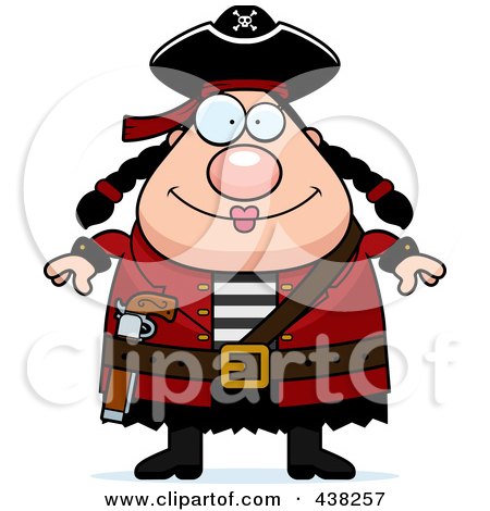 450x470 Royalty Free (Rf) Female Pirate Clipart, Illustrations, Vector