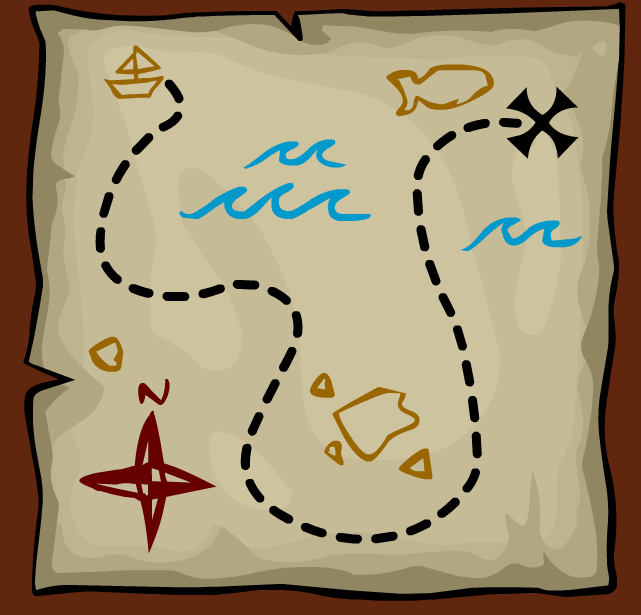 641x615 Best Treasure Map Clipart