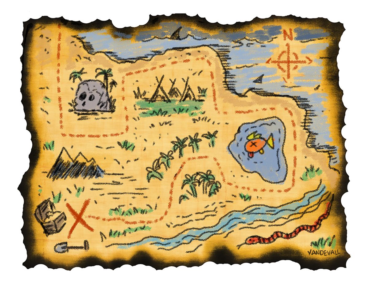 1200x927 Printable Treasure Maps For Kids Kidding Around