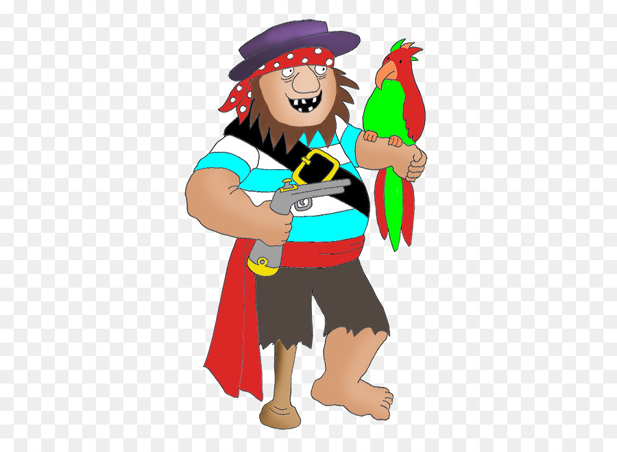 900x660 Pirate Parrot Piracy Clip Art