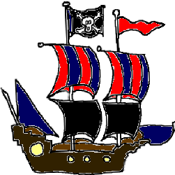 251x250 Cartoon Pirate Ship Clipart
