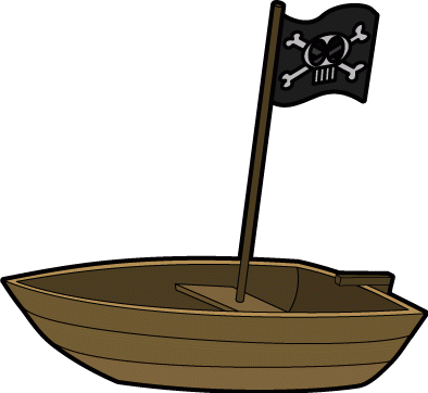 394x362 Simple Pirate Ship Images Clip