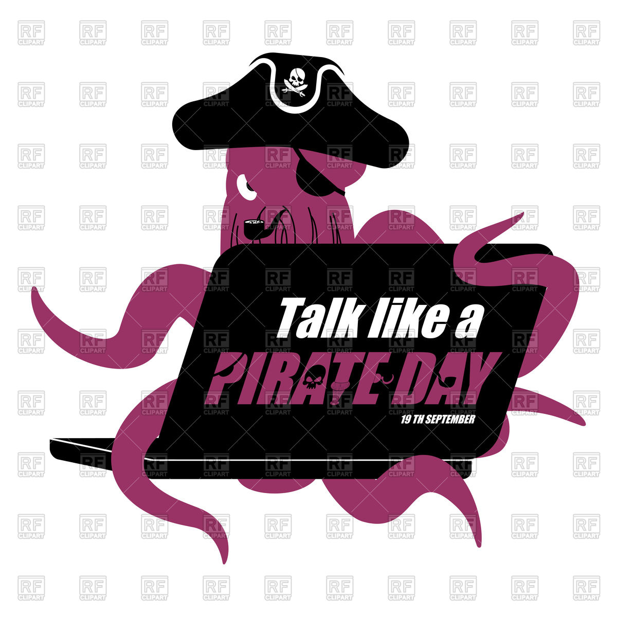 1200x1200 International Talk Like A Pirate Day. Octopus Web Pirate