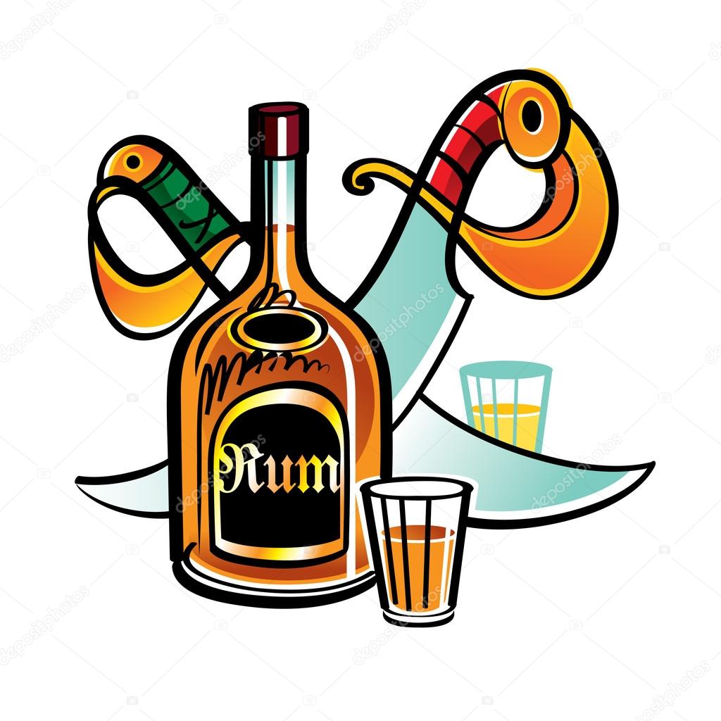 1024x1024 Rum Clipart Pirate