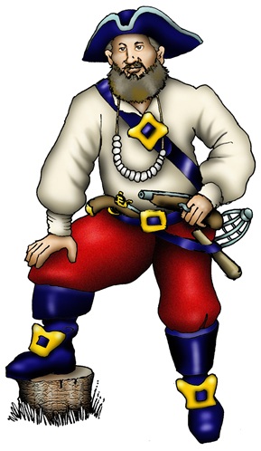 289x498 Clip Art Of The Caribbean Pirates Clipart