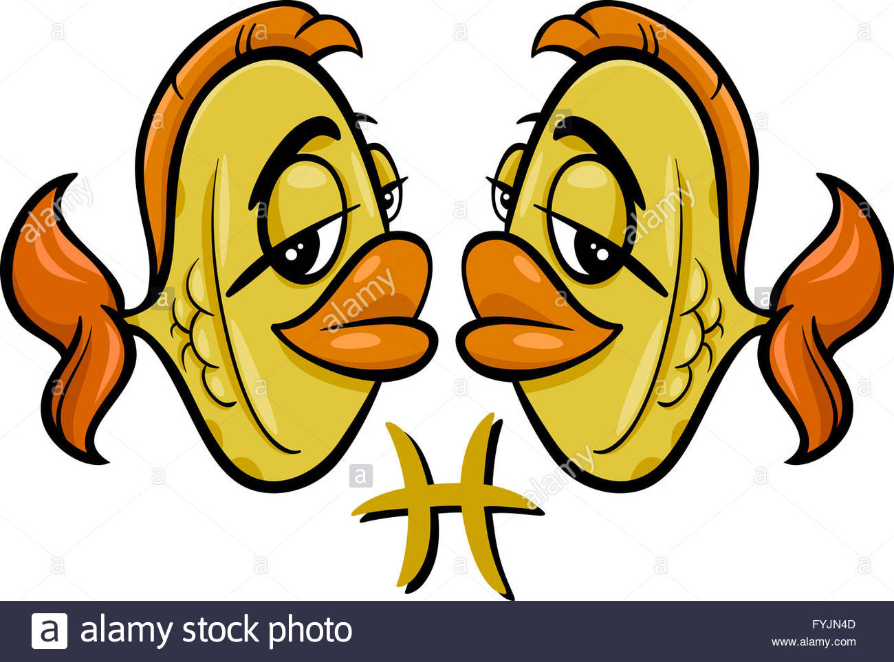 1300x964 Cute Pisces Fish Character Stock Photos Amp Cute Pisces Fish