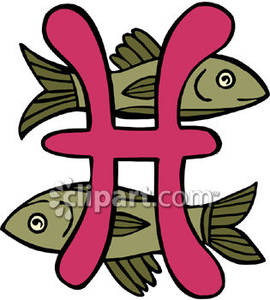 270x300 Pink Pisces Symbol With Fish