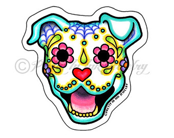 340x270 Pit Bull Clipart Skull