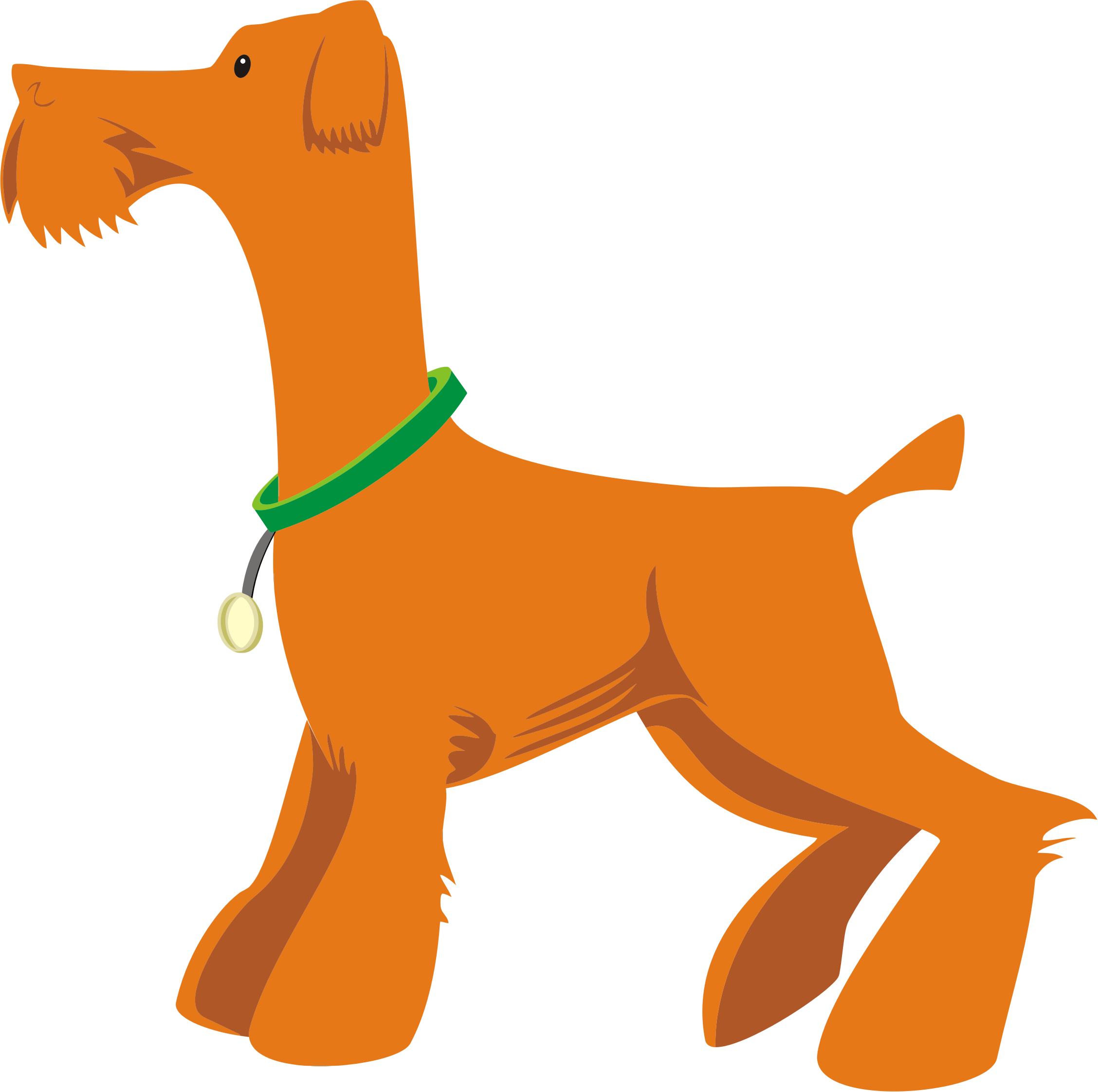 2256x2244 Dog Profile Clipart