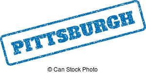 300x151 Pittsburgh Rubber Stamp. Grunge Design With Dust Scratches