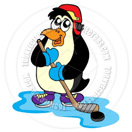 460x460 Penguin Clipart Hockey 3778272