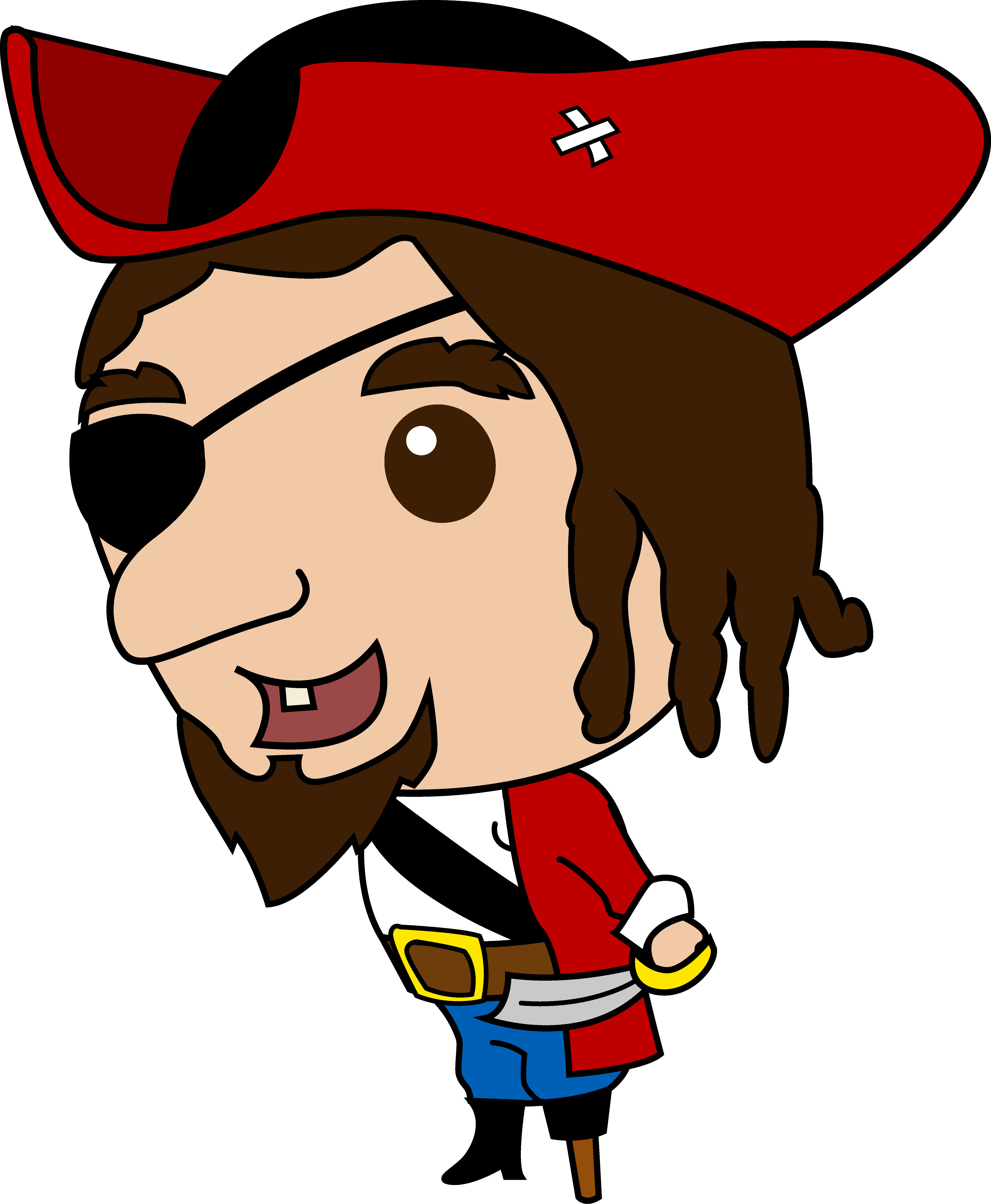5225x6346 Funny Little Pirate Free Clip Art Bright Clipart