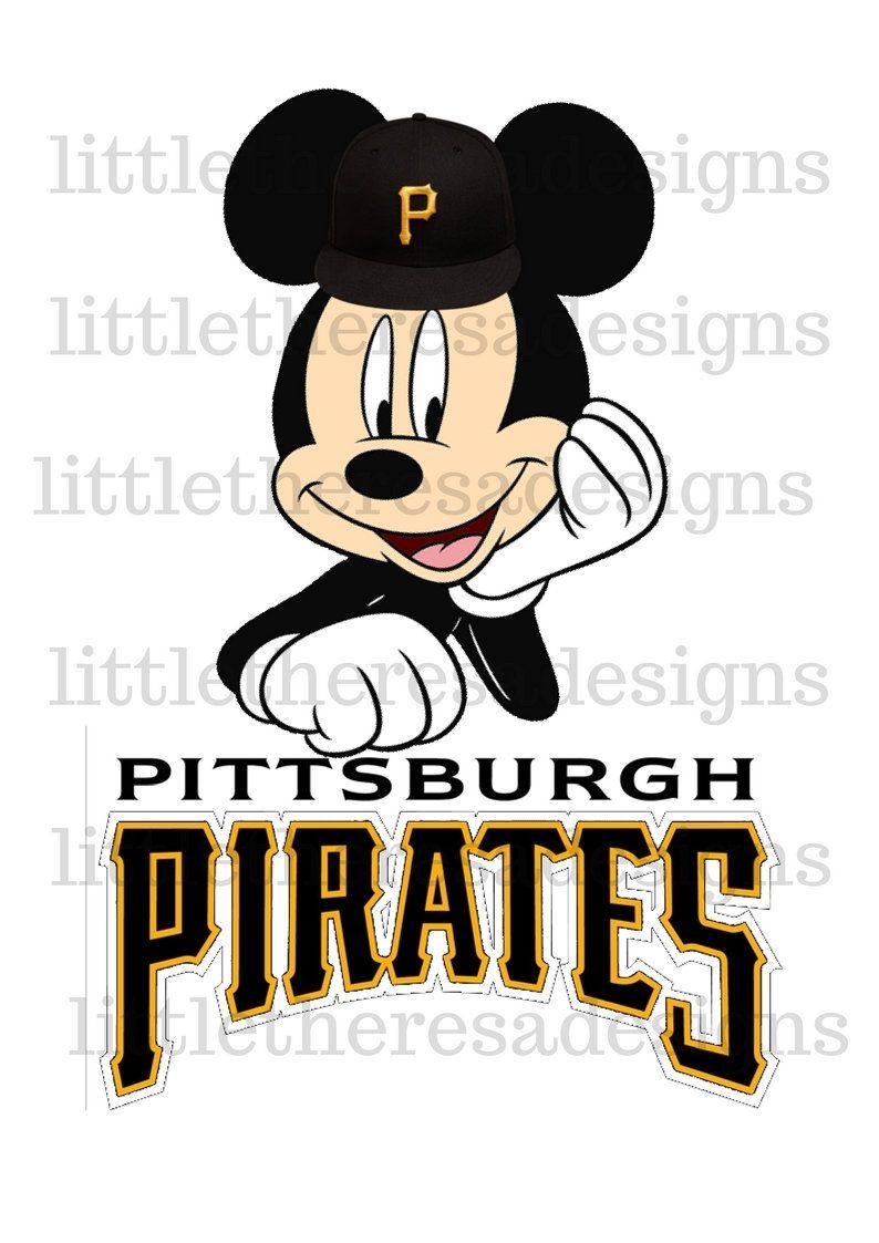 794x1123 Mickey And Minnie Pittsburgh Pirate Baseball Digital Images