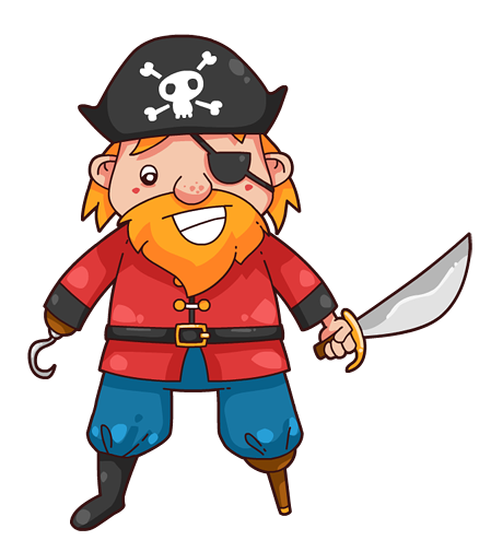 449x505 Clipart Pirates