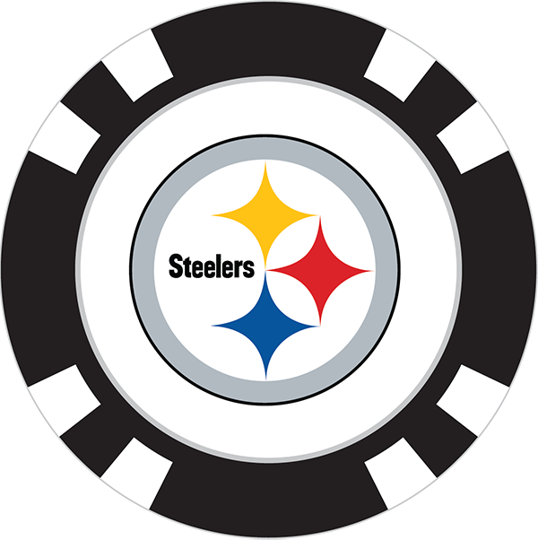 600x602 Pittsburgh Steelers Poker Chip Ball Marker