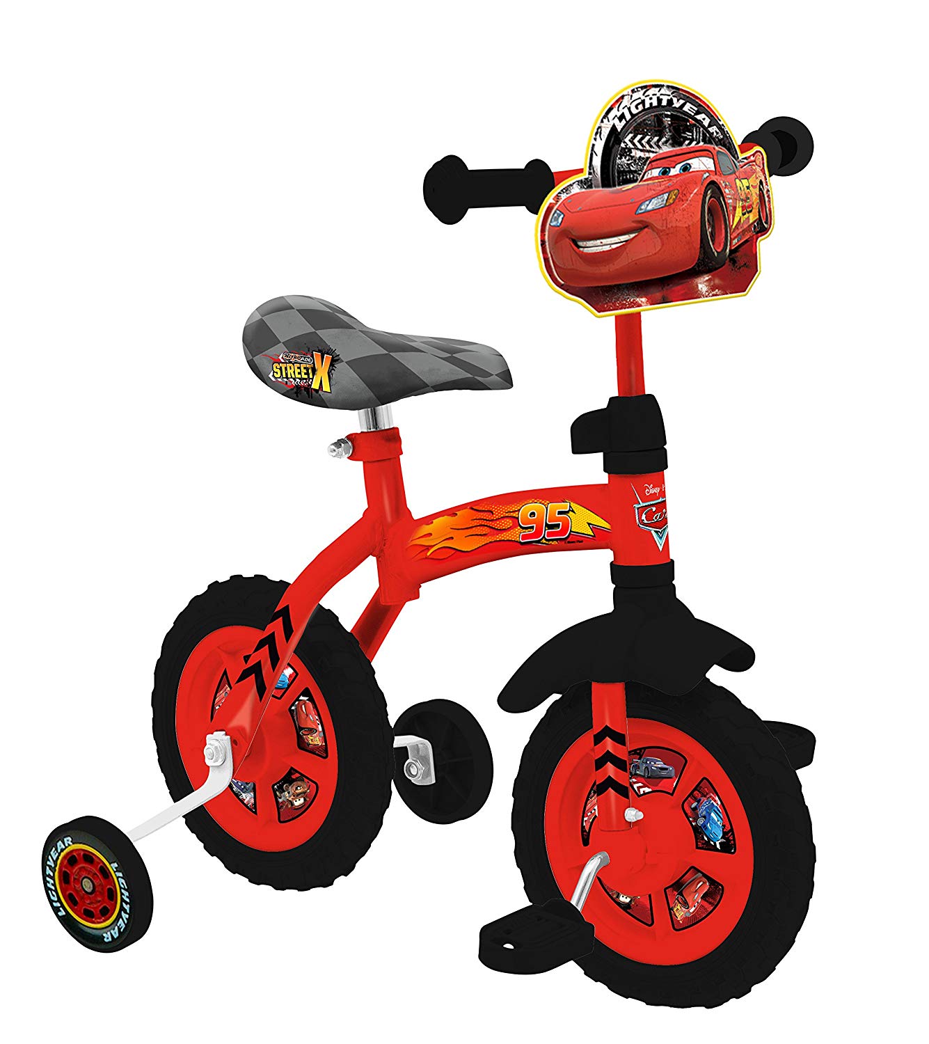 1335x1500 Disney Cars 10 Inch 2 In 1 Training Bike Amazon.co.uk Toys Amp Games