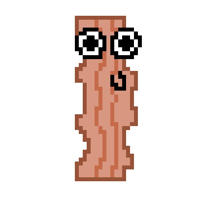 400x400 Bacon Clipart Pixel