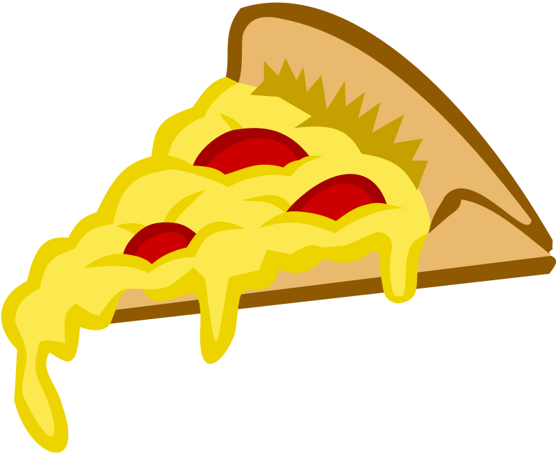 800x653 Pizza With Cheese Clipart Transparent Stick