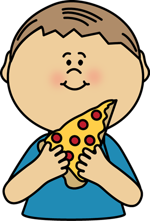 306x450 Eating Clipart Pizza