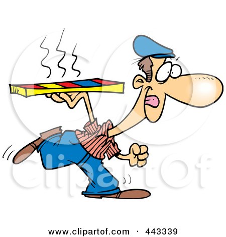 450x470 Royalty Free (Rf) Clip Art Illustration Of A Cartoon Pizza