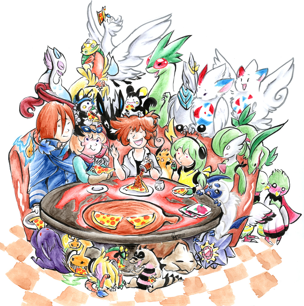 1000x1005 Pizza Hut Party By Porcubird