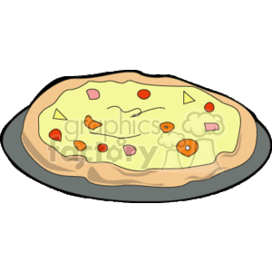 300x300 Royalty Free Cartoon Pizza Slice 140822 Vector Clip Art Image