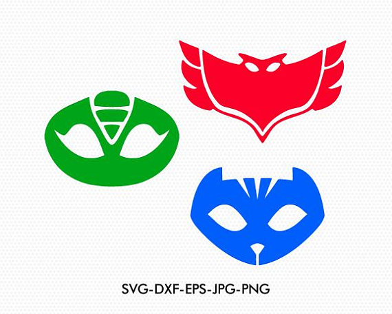 570x456 Pj Masks Svg Pj Masks Clip Art Svg Dxf For Silhouette