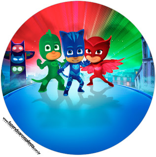 317x320 Pj Masks Free Printable Wrappers And Toppers For Cupcakes. Oh