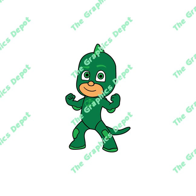 648x648 Pj Masks Gecko Svg File, Dxf, Studio3, Eps, Ai Files