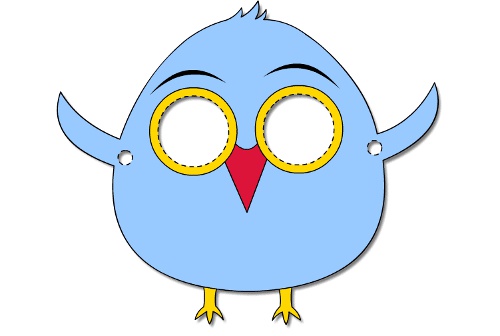 500x336 Collection Of Bird Mask Clipart High Quality, Free Cliparts
