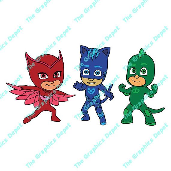 570x570 Pj Masks Svg Files, Dxf Files, Eps Files, Png Files, Studio3 Files