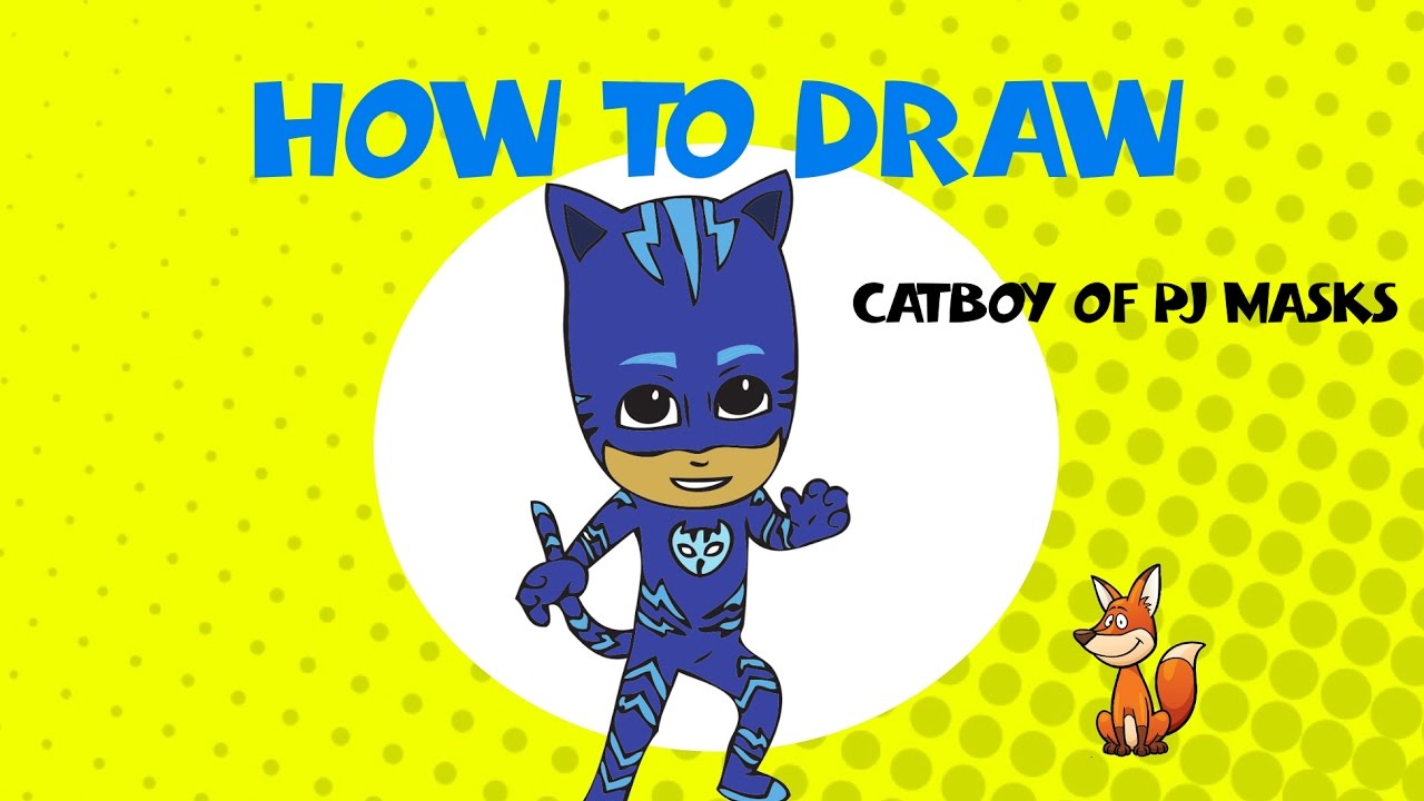 1280x720 How To Draw Catboy From Pj Masks