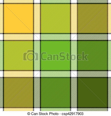 450x470 Lime Color Check Plaid Seamless Pattern. Vector Vector Clipart